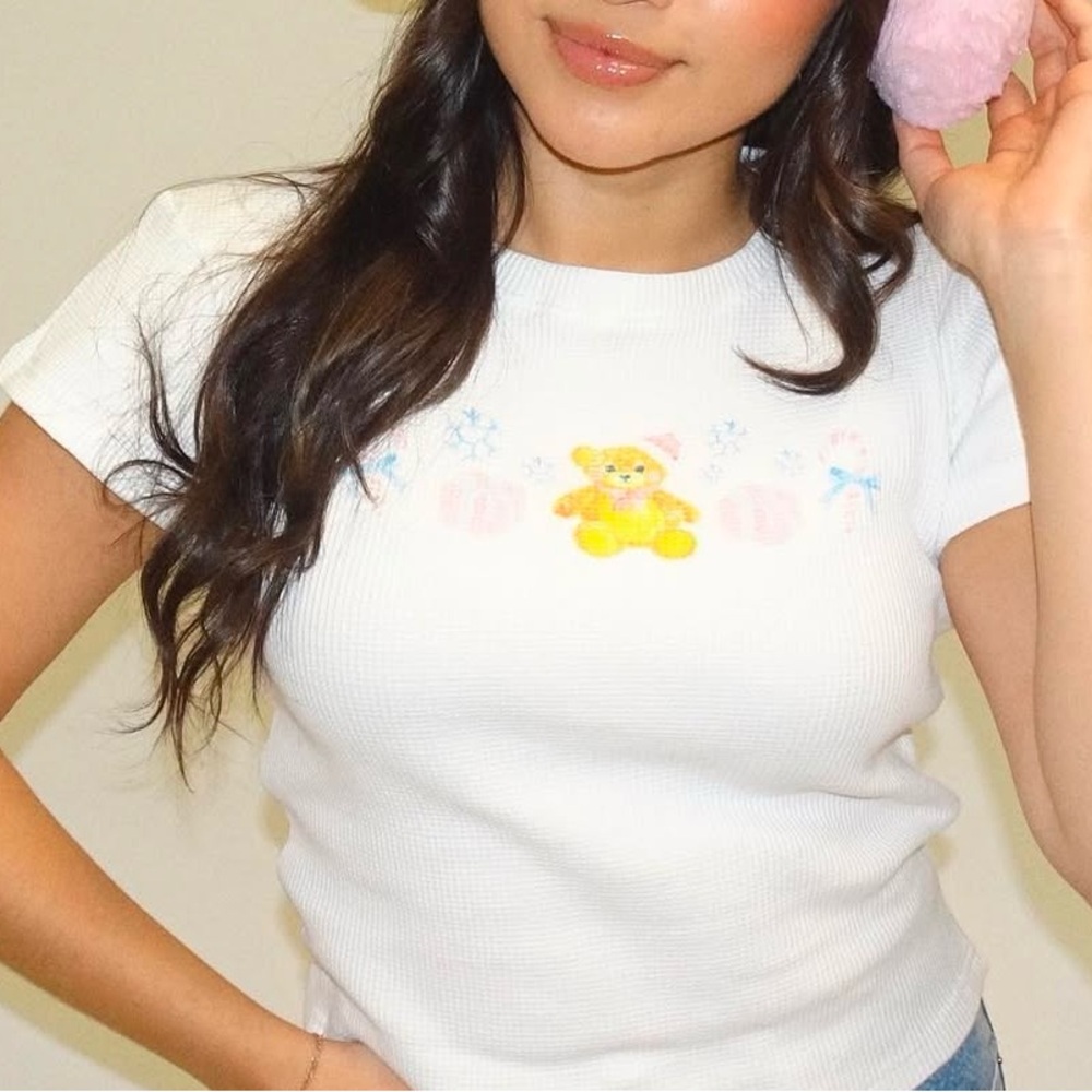 Sweetly Holiday Bear Top